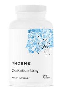 Thorne Zinc Picolinate supplement. 