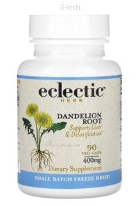 Eclectic Herb dandelion root supplement. 