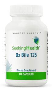 Seeking Health ox bile supplement. 
