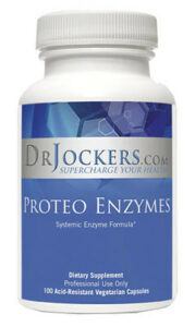 Dr. Jockers Proteo Enzymes systemic enzyme supplement.
