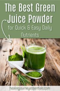 The best green juice powder for quick & easy daily nutrients. 