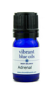 Vibrant Blue Oils Adrenal essential oil.