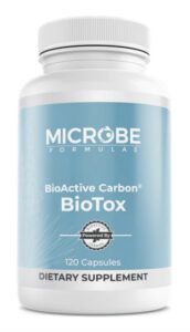 Microbe Formulas BioActive Carbon BioTox supplement.