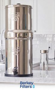 Berkey Filters portable water filtration system.