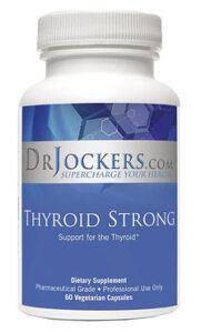 Dr. Jockers Thyroid Strong supplement. 