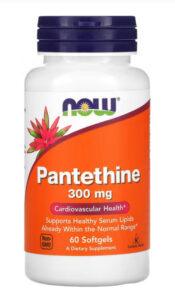 Now Foods Pantethine supplement. 